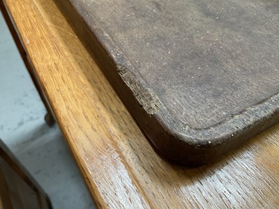 Lot 819 - Robert Mouseman Thompson adzed oak tray