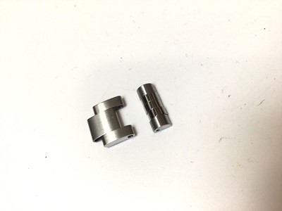 Lot 290 - Rolex stainless steel links for a gentlemen's watch bracelet