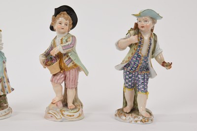 Lot 126 - Four various Meissen figurines