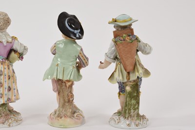 Lot 126 - Four various Meissen figurines