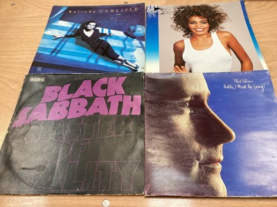 Lot 2286 - Box of LP records and 12 inch singles including Kate Bush, Rainbow, Secret Affair, Human League, Eddie & The Hot Rods, Magazine, Marvin Gaye, The Jam, Slade and Bread
