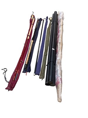 Lot 2615 - Selection of fresh water fishing rods including ABU, Vortex and others