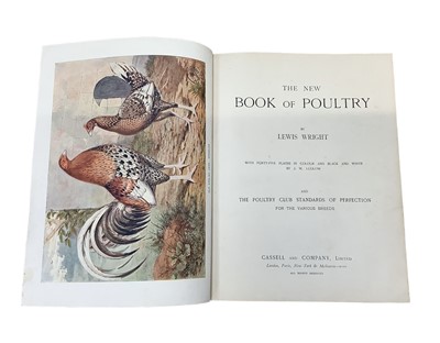 Lot 1543 - Leather bound 'The New Book of Poultry' by Lewis Wright