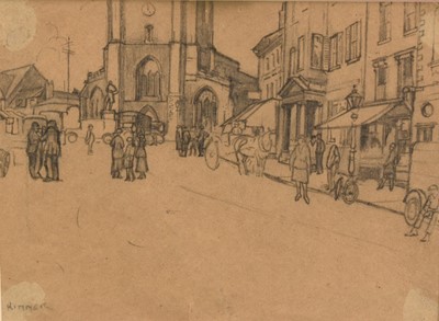 Lot 1069 - John Rimmer (1888-1968) group of charcoal drawings on paper to include