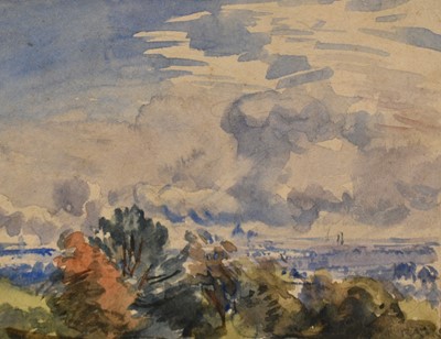Lot 1274 - Robert G. D. Alexander (1875-1945) pencil and watercolour after Turner - Venice, inscribed, in glazed frame