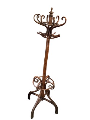 Lot 1300 - Bentwood coat and hat stand