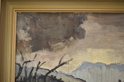 Lot 1091 - *Lucy Harwood (1893-1972) oil on canvas - Extensive Landscape