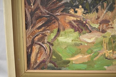 Lot 1091 - *Lucy Harwood (1893-1972) oil on canvas - Extensive Landscape