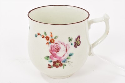 Lot 212 - Derby bell shaped coffee cup, circa 1760-65