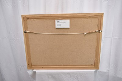 Lot 1116 - Richard Drew, known as Zacron (British, 1943-2012) pair of watercolour and mixed media works on paper - Painted for Whatman paper, Maidstone, Kent, signed and inscribed, 16 x 37cm, glazed frames