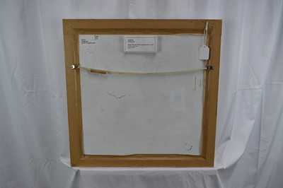 Lot 1118 - Richard Drew, known as Zacron (British, 1943-2012) acrylic and bas-relief on gessoed paper - Continum, 43.5 x 43.5cm, glazed frame
