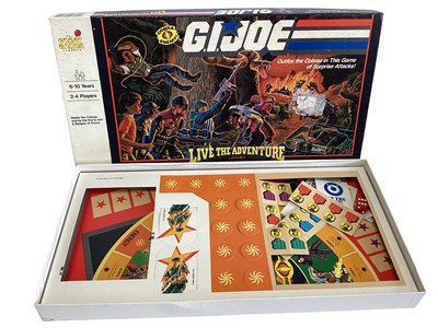 Lot 82 - Hasbro (c1986) GI Joe Live the Adventure Outfox the Cobras in this Game of Surprise Attacks & Palitoy Action Man Outdoor Adventure Kit, both boxed (2)
