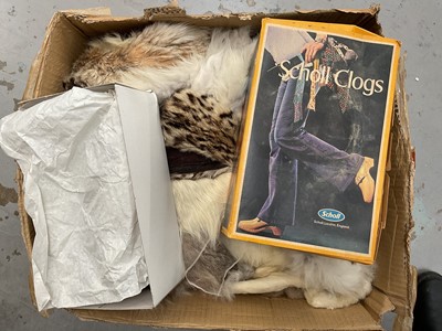 Lot 47 - Mixed lot of vintage furs, ladies clothing and similar items