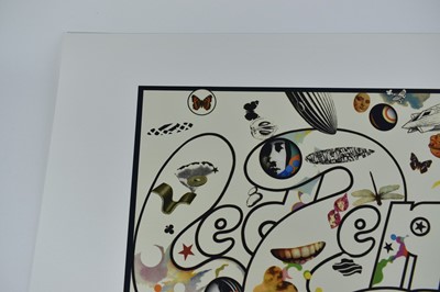 Lot 1122 - Richard Drew, known as Zacron (British, 1943-2012) silkscreen print - Led Zeppelin III album cover, signed, unframed - sheet size 68 x 68cm NB: An unknown number of prints were made but believed by...