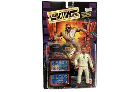 Lot 163 - Mattel (c1993) Last Action Hero Stunt Figure Evil Eye Benedict, on card with bubblepack No.10671 (1)