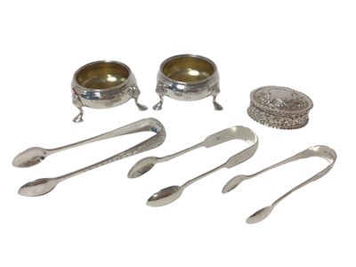 Lot 355 - Group of miscellaneous Victorian and early 20th century silver