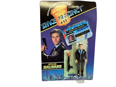 Lot 89 - Vivid Imaginations (c1994) Gerry Anderson's Space Precinct 2040 action figures including Lieutenant Brogan,Officer Haldane & Captain Podly, plus Captain Scarlett and the Mysterons Captain Scarlett,...