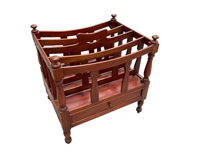 Lot 1399 - Mahogany Canterbury