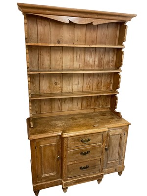 Lot 1430 - Victorian pine high dresser