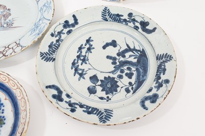 Lot 18 - Seven assorted Delftware plates