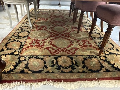 Lot 1584 - Turkish design machined carpet with heavy pile a