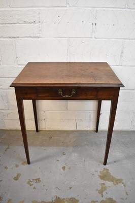 Lot 1473 - George III mahogany side table