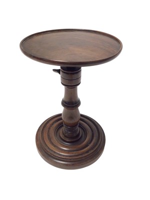Lot 990 - Victorian mahogany adjustable display stand