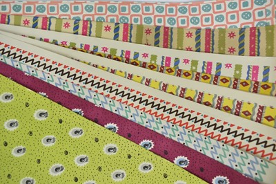 Lot 1012 - Collection of Curwen Press end papers, the majority 48 x 61cm