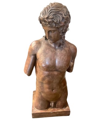Lot 998 - Composition bust of Eros