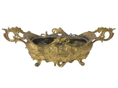 Lot 995 - 19th century continental gilt metal jardinière