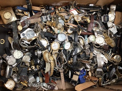 Lot 1091 - Large collection of various wristwatches
