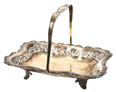 Lot 440 - Edwardian silver cake basket (Birmingham 1904)