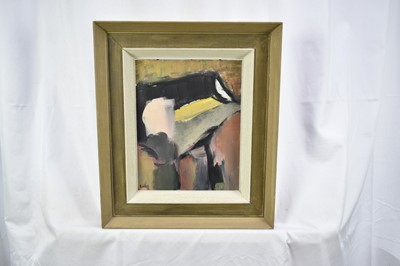 Lot 977 - *Robert Sadler (1909-2001) acrylic on board, Abstract, 1988, signed, 26 x 20cm