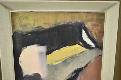 Lot 977 - *Robert Sadler (1909-2001) acrylic on board, Abstract, 1988, signed, 26 x 20cm