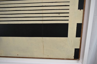 Lot 1323 - Ron Sims (1944-2014) acrylic on panel - Anchorage Cabin, 61cm x 91cm, framed