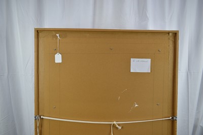 Lot 1199 - Ron Sims (1944-2014) acrylic on canvas - Untitled, 122cm x 57cm, framed