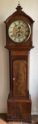 Lot 723 - 19th century Scottish mahogany longcase clock, by James McAnarney