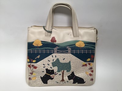 Lot 2058 - Radley Signature Handbag 2018 Dogs of the Manor with coin purse, shoulder strap and dustbag.