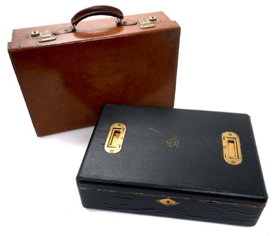 Lot 85 - Scarce King George VI dispatch box and case