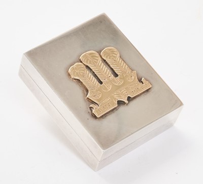 Lot 104 - The Investiture of H.R.H.Prince Charles as Prince of Wales 1969, scarce Royal presentation silver box