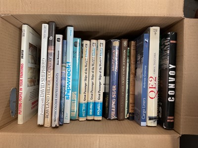 Lot 43 - Large quantity of books relating to shipping and art