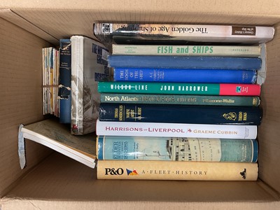 Lot 43 - Large quantity of books relating to shipping and art