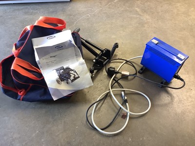 Lot 7 - Invacare Mirage electric power wheelchair together with charger