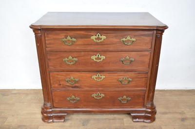 Lot 1120 - George II mahogany chest of drawers
