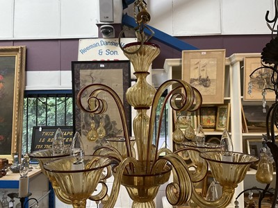 Lot 1163 - Murano glass chandelier