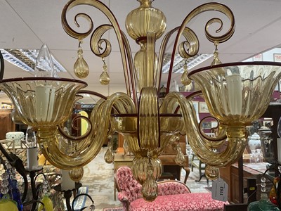 Lot 1163 - Murano glass chandelier