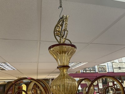 Lot 1163 - Murano glass chandelier
