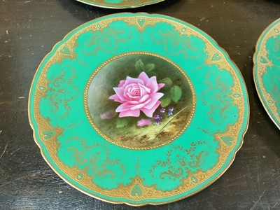 Lot 1207 - Collection of Spode handpainted dishes. (6)