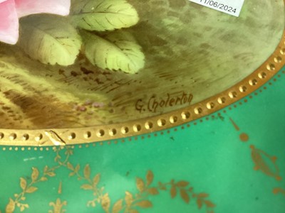 Lot 1207 - Collection of Spode handpainted dishes. (6)