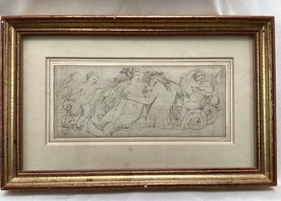 Lot 234 - John Berney Crome (1794-1842) pencil drawing, a mill on a river, signed and inscribed verso